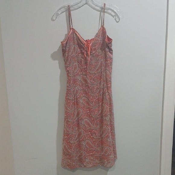 Paisley Print Spaghetti Strap Dress - Picture 1 of 8